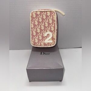Christian Dior Trotter Vintage Canvas Pouch